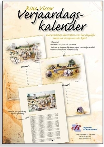 Visser, Rino - Verjaardags kalender Bijbelse taferelen