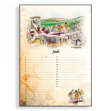 Visser, Rino - Verjaardags kalender Bijbelse taferelen