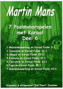 Mans, Martin - Psalmbewerkingen (deel 6)