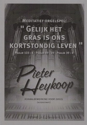 Heykoop, Pieter - Psalm 103 - Psalm 89 - Psalm 39 (Klavar)