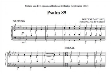 Zwart, Jan - Zes Koraalbewerkingen (Nieuw!)