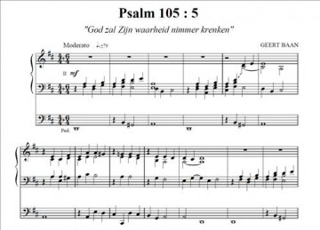 Baan, Geert - Vier Psalmbewerkingen