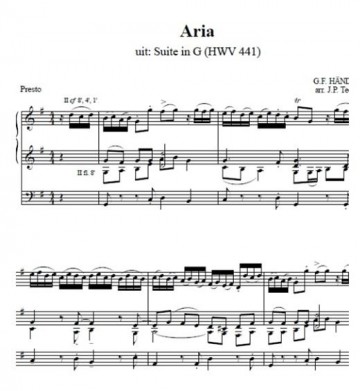 Teeuw, Jan Peter - Largo, vier arrangementen voor orgel