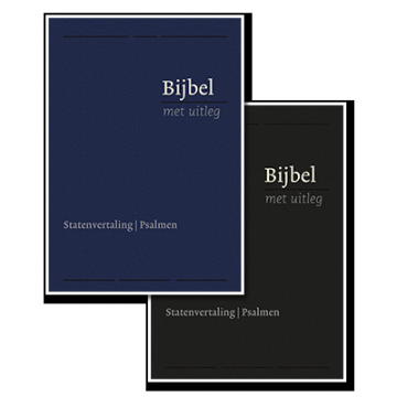 Uitlegbijbel Statenvertaling - KLEIN harde band (blauw)