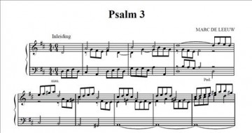 Leeuw, Marc de - Koraalbewerking Psalm 3