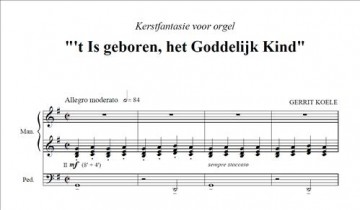 Koele, Gerrit - Kerstfantasie voor orgel