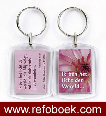Sleutelhanger 'Ik ben het Licht der wereld' SV