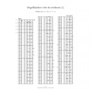 Beeke, Hans - Orgelklanken voor de eredienst (1) Klavar