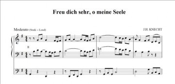 12 Orgelbewerkingen over Psalm 42 uit de rococo en de romantiek (31 pagina's!)