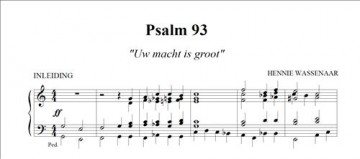 Wassenaar, Hennie - Uw macht is groot