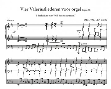 Berg, Jan J. van den - Valeriussuite voor orgel