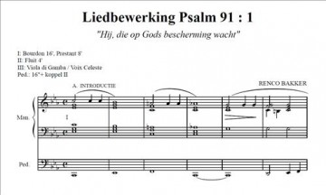 Bakker, Renco - Vier Psalmen voor orgel