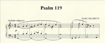 Leeuw, Marc de - Fantasie Psalm 119