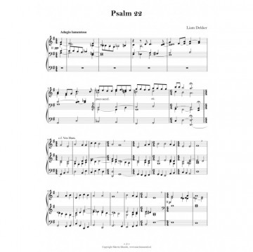 Dekker, Liam - Koraalbewerking Psalm 22