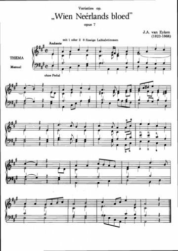 Eyken, Jan Albert van - Wien Neerlands bloed