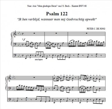 Jong, Peter C. de - Psalmen gespiegeld aan Bach (1)