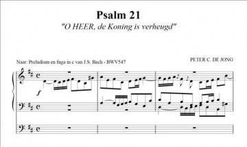 Jong, Peter C. de - Psalmen gespiegeld aan Bach (2)