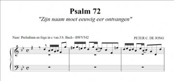 Jong, Peter C. de - Psalmen gespiegeld aan Bach (2)