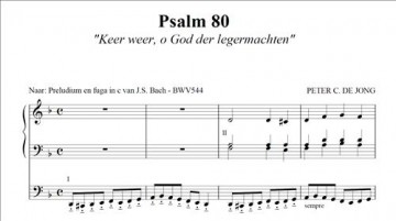 Jong, Peter C. de - Psalmen gespiegeld aan Bach (2)