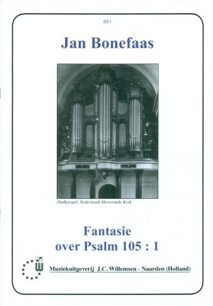 Bonefaas, Jan - Fantasie over Psalm 105: 1