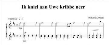 Koele, Gerrit - Vreugde alom! (piano)