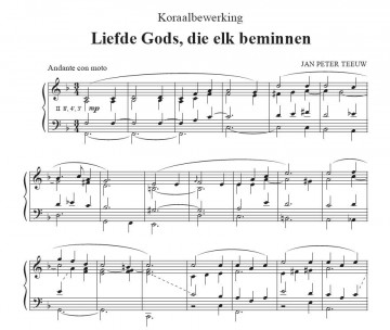 Teeuw, Jan Peter - deel 9 - Koraalbewerkingen