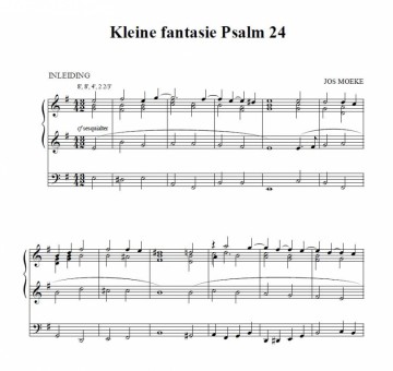 Moeke, Jos - Drie Psalmen voor orgel