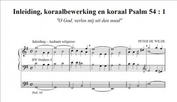 Wilde, Peter de - deel 1 - Psalmbewerkingen
