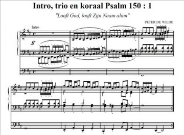 Wilde, Peter de - deel 3 - Psalmbewerkingen