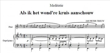 Teeuw, Jan Peter - Passie en Pasen voor fluit en orgel