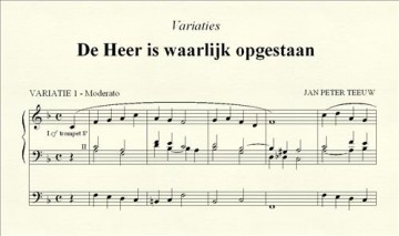 Teeuw, Jan Peter - deel 6 - Koraalbewerkingen