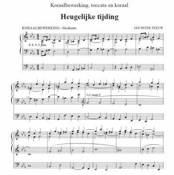 Teeuw, Jan Peter - deel 9 - Koraalbewerkingen