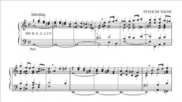 Wilde, Peter de - deel 1 - Psalmbewerkingen