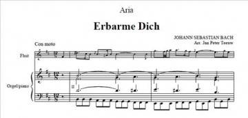 Teeuw, Jan Peter - Passie en Pasen voor fluit en orgel