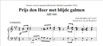 Zwart, Jan - Vijf Koraalbewerkingen (Nieuw!)
