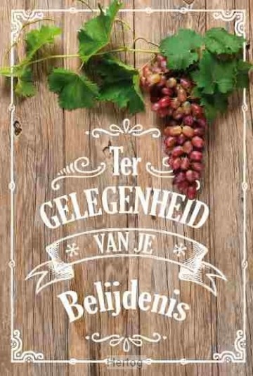 Wenskaart - Ter gelegenheid van je Belijdenis met Bijbeltekst SV