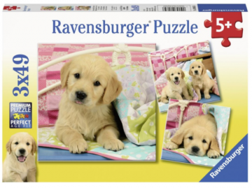 2020 11 24 135149 toychamp  knuffelhondjes   3 puzzels van ravensburger