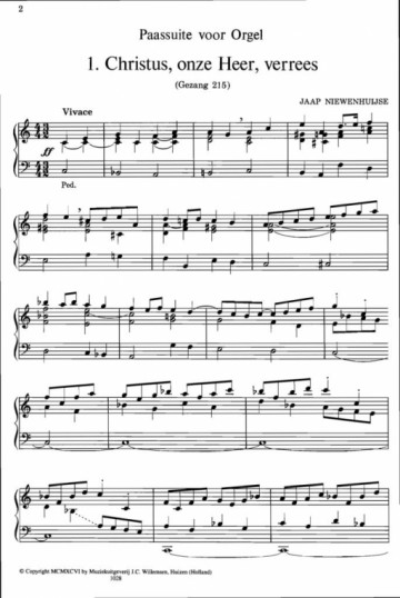 Nieuwenhuyse, Jaap - Paassuite (Actie!)