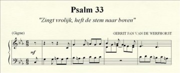 Werfhorst, Gerrit Jan van de - Prijst Hem in uw Psalmen!