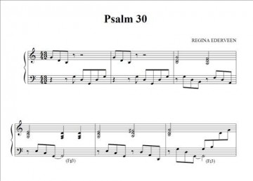 Ederveen, Regina - Zeven Psalmbewerkingen voor harp, pedaalharp of piano