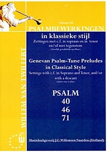 Twillert, Willem van - Psalmbewerkingen (3)