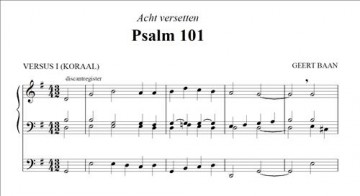 Baan, Geert - Drie Psalmbewerkingen voor orgel