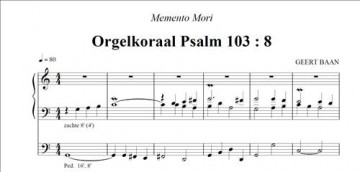 Baan, Geert - Drie Psalmbewerkingen voor orgel