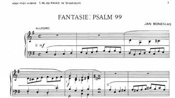 Bonefaas, Jan - Fantasie over Psalm 99