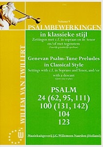 Twillert, Willem van - Psalmbewerkingen (5)
