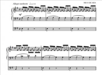 Mes, Nico de - Cantilena Psalm 121 en Toccata Psalm 146