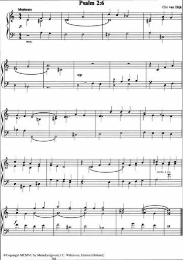 Dijk, Cor van - 11 mooie Psalmbewerkingen