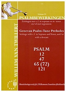 Twillert, Willem van - Psalmbewerkingen (6)