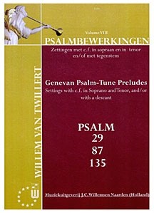 Twillert, Willem van - Psalmbewerkingen (8)
