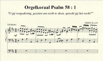 Baan, Geert - Vijf Koraal bewerkingen Psalmen